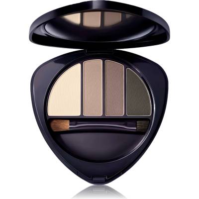 Dr. Hauschka Eye & Brow Palette, očný tieň, 5,3 g, 01 Stone