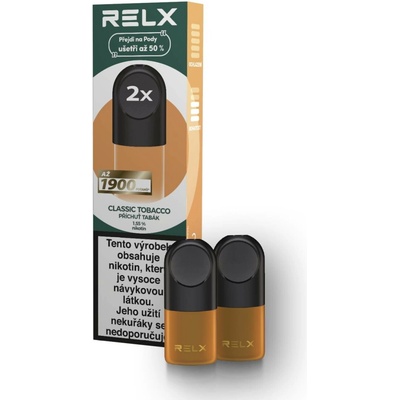 RELX Náhradní Pod Pro Klasický tabák 2ks