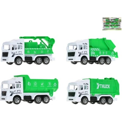 Mikro Превозни средства за почистване 11см обратно движение 8бр