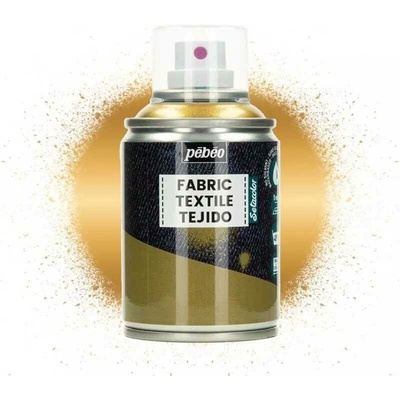 Pébéo barva na textil ve spreji 100 ml zlatá