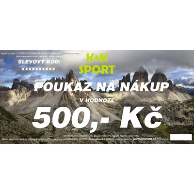 Dárkový poukaz 500 Kč