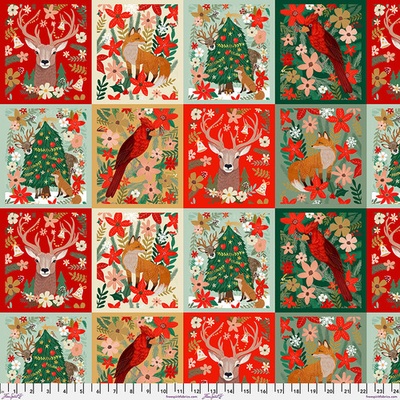Bavlněný panel vánoční | Mia Charro – Christmas Spirit – Multi