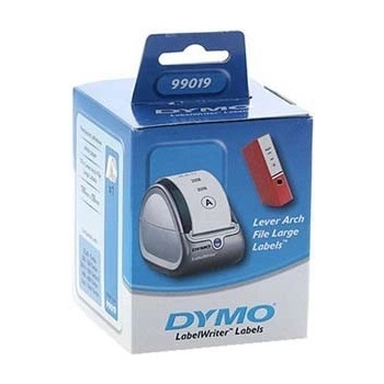DYMO 99019, S0722480, 59мм x 190мм, бели хартиени етикети за широки папки (99019)
