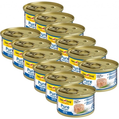 GimDog Pure Delight tuniak 12 x 85 g