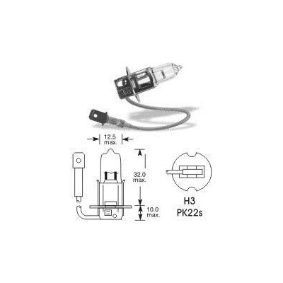 Qlux 453-Q H3 Pk22s 12V 55W