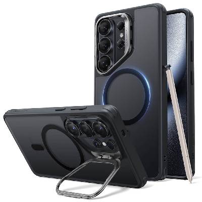 Хибриден кейс с висока степен на защита с MagSafe за Samsung Galaxy S26 Ultra - ESR Classic Hybrid HaloLock Kickstand MagSafe Case (черен)