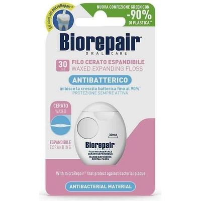 Biorepair zubní nit expandující voskovaná jemné dásně 30 m – Hledejceny.cz
