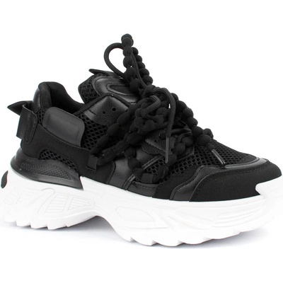 Дамски сникърси на платформа от еко кожа