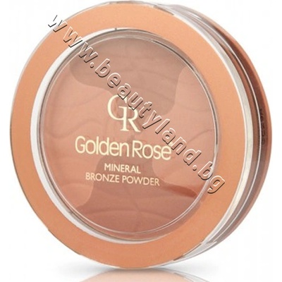 Golden Rose Пудра Golden Rose Mineral Bronzing Powder, p/n GR-30375 - Минерална бронзираща пудра за лице (GR-30375)