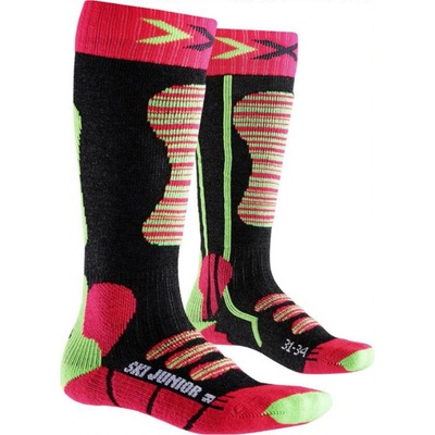 X-SOCKS SKI JUNIOR Fuchsia/Yellow