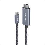 Anker Nylon USB-C към HDMI 4K@60Hz HDR Video кабел (A83570A0)