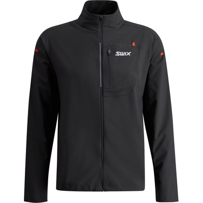 Swix Мъжко яке за бягане Swix 30K Jacket Running jacket - Jet Black - размер XL (028-0848-0114)