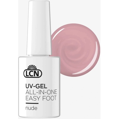 LCN All in One Easy Foot – Nude je UV gél 3 v 1 na nechty na nohách, 10ml