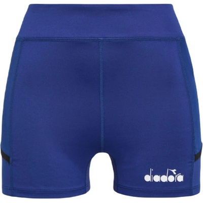 Diadora L. short tights Pocket blue print