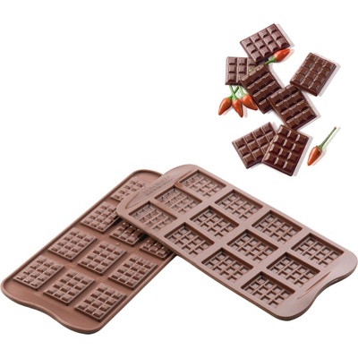 Silikomart Форма за шоколадови бонбони Scg11 Tablette силиконова (22.111.77.0065)