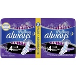 Always Дамски превръзки с крилца Always Platinum - Secure Night, 10 броя