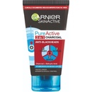 Pleťové masky Garnier Pure Active čistiaca starostlivosť proti čiernym bodkám s aktívnym uhlím 3 v 1 pre mastnú a problematickú pleť 150 ml