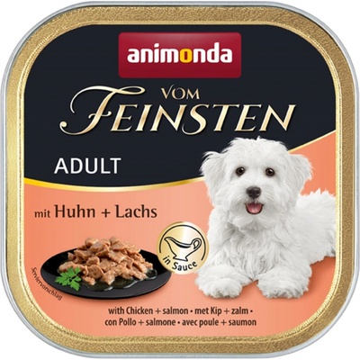 Animonda Vom Feinsten Adult Dog kuřecí a losos v omáčce 22 x 150 g