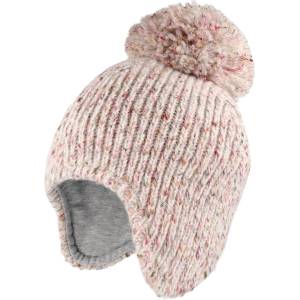 maximo Зимна шапка (beanie) maximo Girl's Inkamütze m. Pompon Beanie - Wool White / Multicolor - размер 49-51 cm (904-7268-0111)