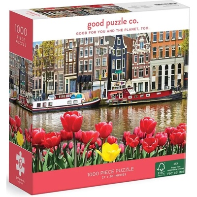 Good Puzzle Co. Пъзел Good Puzzle от 1000 части - Цветя в Амстердам