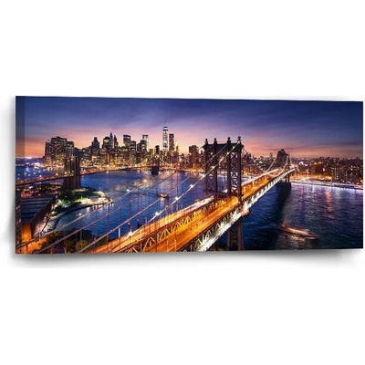 Sablio Obraz Most v New Yorku - 110x50 cm