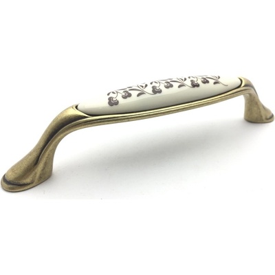 Tulip MARGARITA staromosaz/porcelán béžový/květ 128 mm – Zboží Mobilmania