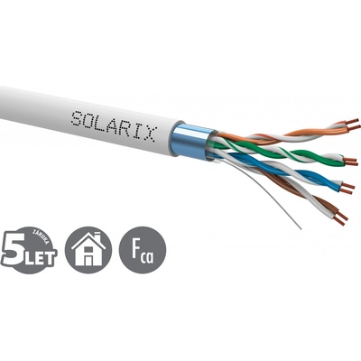 Solarix 27800401 CAT5E FTP PVC, 305m, šedý
