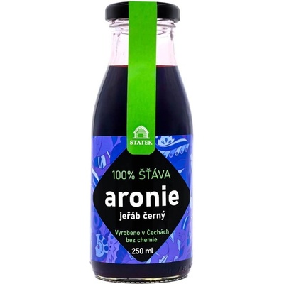 Hradecké delikatesy 100% šťáva aronie jeřáb černý 250 ml
