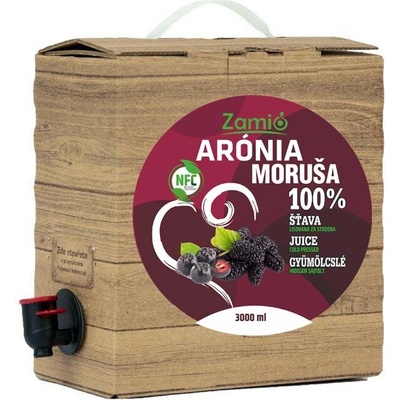 Zamio 100% ovocná šťava Arónia Moruša 3 l