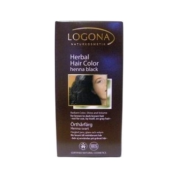 Logona barva na vlasy henna černá 100 g