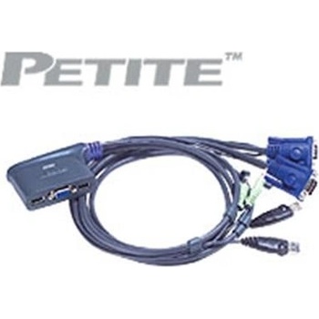Aten CS-62U DataSwitch elektronický 2:1 (kláv.,VGA,myš,audio) USB