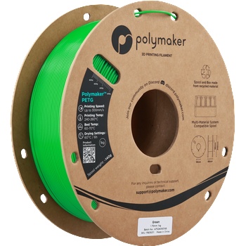 Polymaker PETG Green - 1, 75 mm / 1000 g (PB05011)