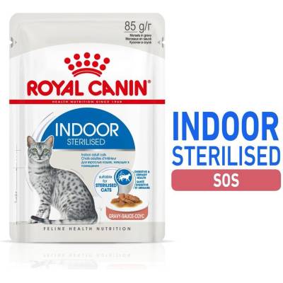 Royal Canin Indoor Sterilised Сос в пакетче 12x85g
