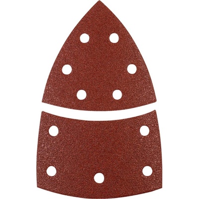 kwb 496106 brúsny papier pre delta brúsky Zrnitosť 60 (d x š) 62, 93 mm, mm x 100 mm 5 ks