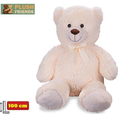Mikro trading Plush Friends Medvěd krémová 100 cm