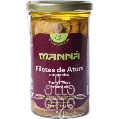 Manná Gourmet Filety tuniaka v olivovom oleji 250 g