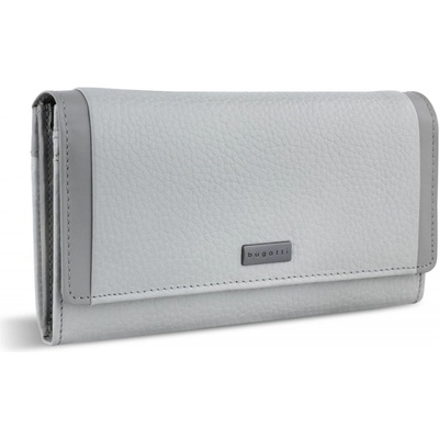 Bugatti Dámská peněženka Sina zip L Flap 492234 44 šedá