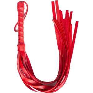 XMS Кожен камшик "frusta squash red" 45 см