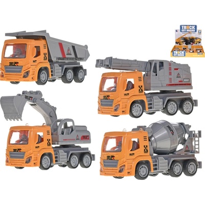 Mikro trading Vozidlo stavební - 13 cm - zpětný chod