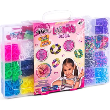 4-girlz 5000+ Loomie's In Suitcase (63006)