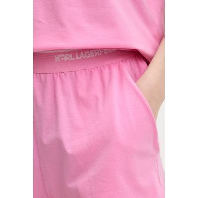 Karl Lagerfeld Пижама дамска от памук с еластан IKON (B2W45005)