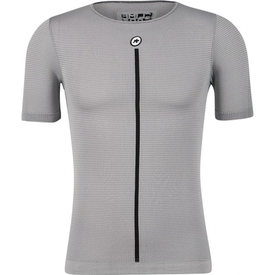 ASSOS Мъжко горнище ASSOS Summer S/S Skin Layer P1 Cycling undershirt - Grey Series - размер XS/S (014-2559-0111)