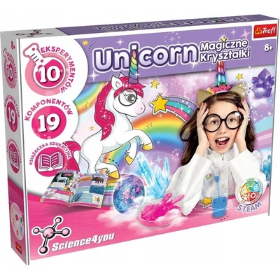 Trefl Magické kryštály Unicorn 61390