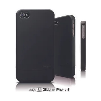Image 1 of elago S4 Glide SF - слайдер кейс и защитни покрития за iPhone 4/4S (черен-мат)