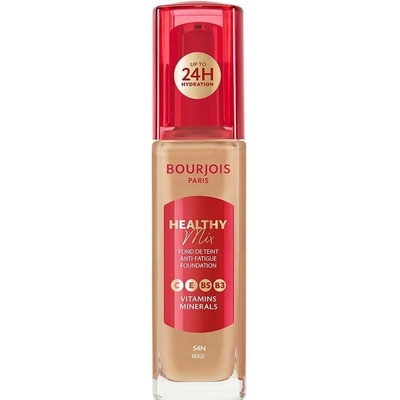 Bourjois Paris Healthy Mix Clean & Vegan Radiant Foundation hydratační a rozjasňující make-up 54N Beige 30 ml