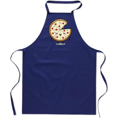 Povidlo.cz Zástěra Pizza Kralovská modrá