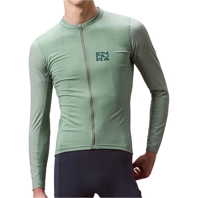 Endura Мъжка фланелка с дълъг ръкав за колоездене Endura AllTrack Ride L/S Jersey Cycling jersey - Sage Green - размер XL (056-4008-0215)