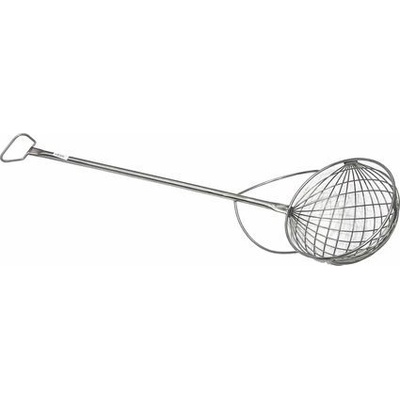Naběrák drátěný mřížový nerez pr.30 cm rukojeť 80 cm