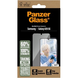 Panzer Стъклен протектор PanzerGlass - Ultra-Wide Fit, Galaxy A26, прозрачен (5715685017292)