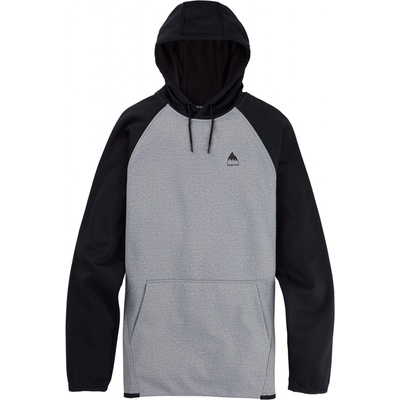 Burton Crown Weatherproof Pullover Gray Heather/True black